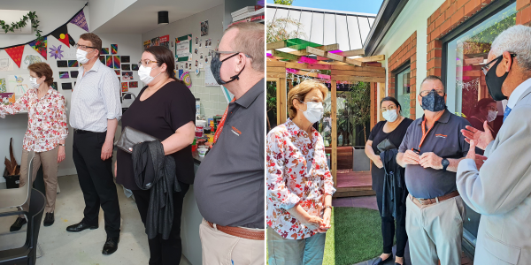 Her Excellency tours Hutt St Centre.